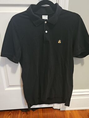 Brooks Brothers Black Polo Slim Fit